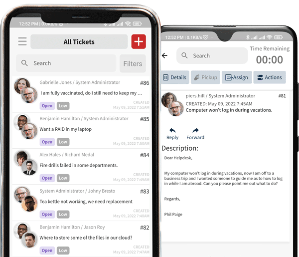 Tikting mobile app preview
